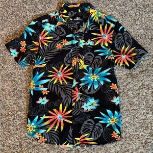 O'Neill Black Tropical Floral Shirt